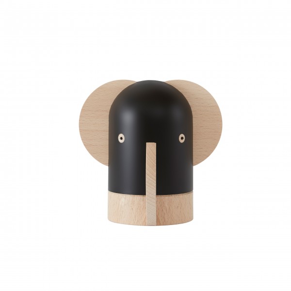 OYOY Black Wood Baba Savings Box