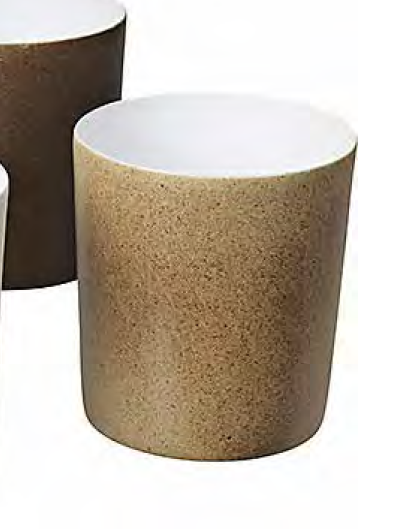 Broste Copenhagen Light Brown Porcelain Orcide Flowerpot