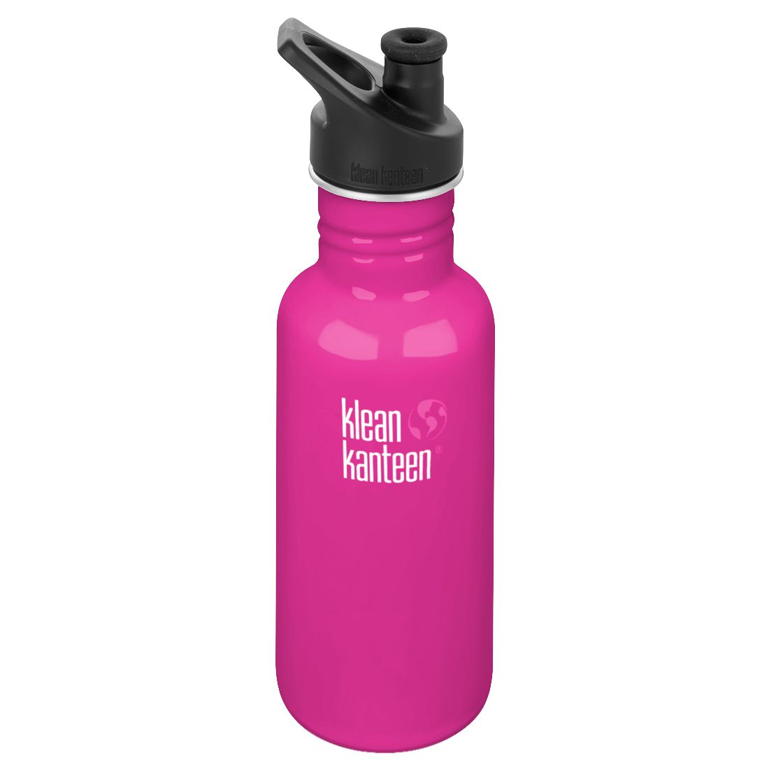 Klean Kanteen 532ml Wild Orchid  Stainless Steel Classic Bottle 3.0 with Sport Cap