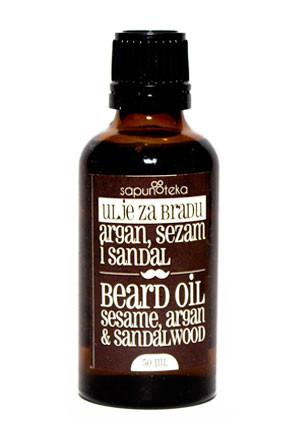 Sapunoteka Beard Oil - Argan and Sandal 50ml