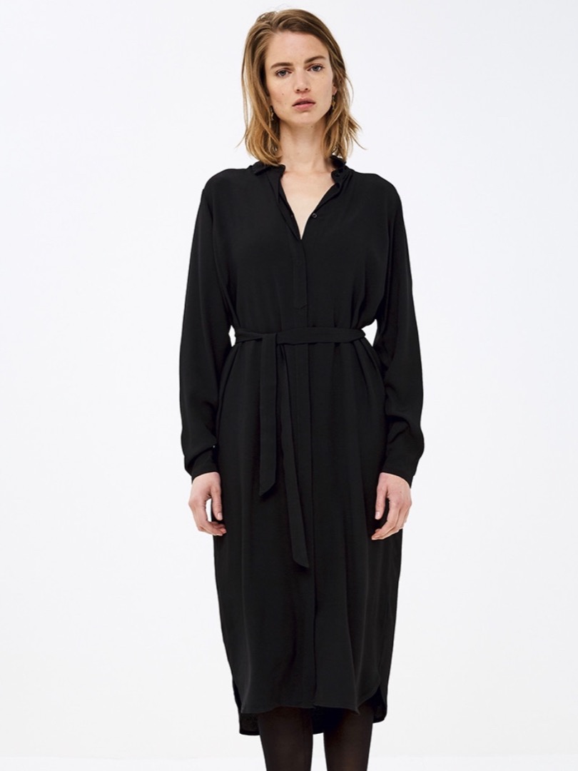 by-bar Black Viscose Jonna Dress