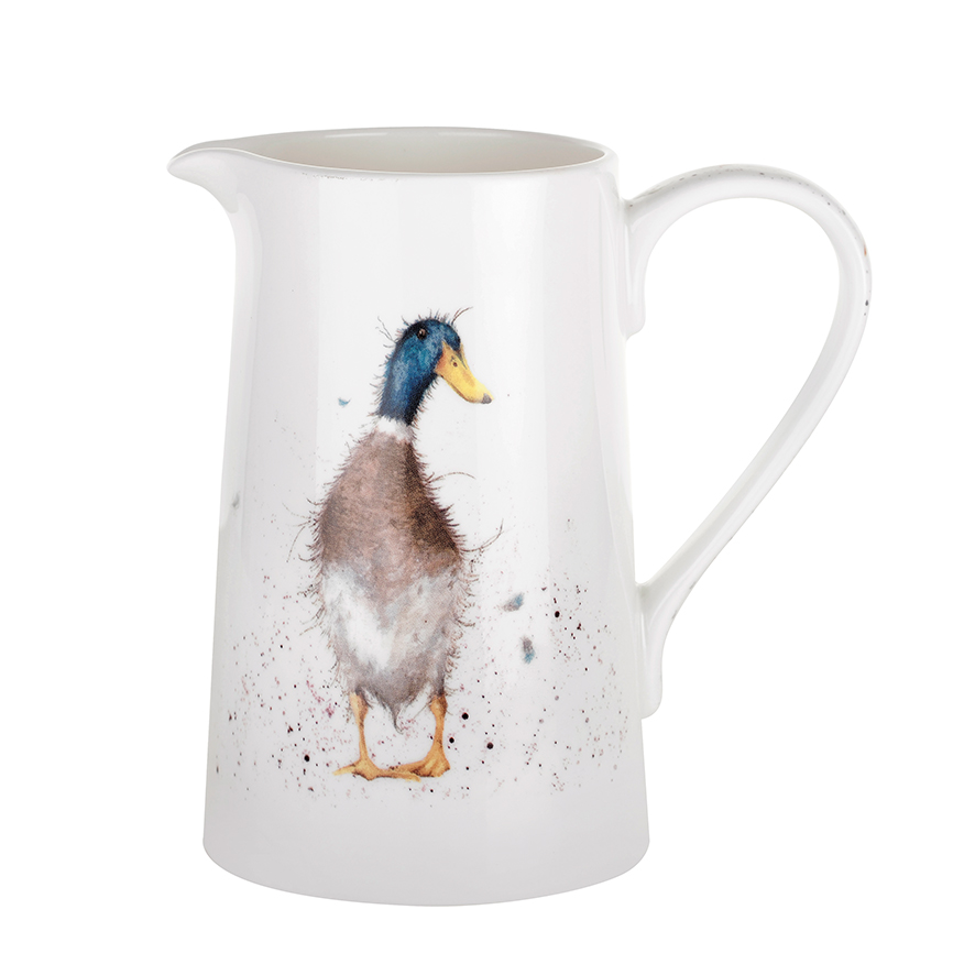 Wrendale Royal Worcester Porcelain Guard Duck 1 Pint Jug