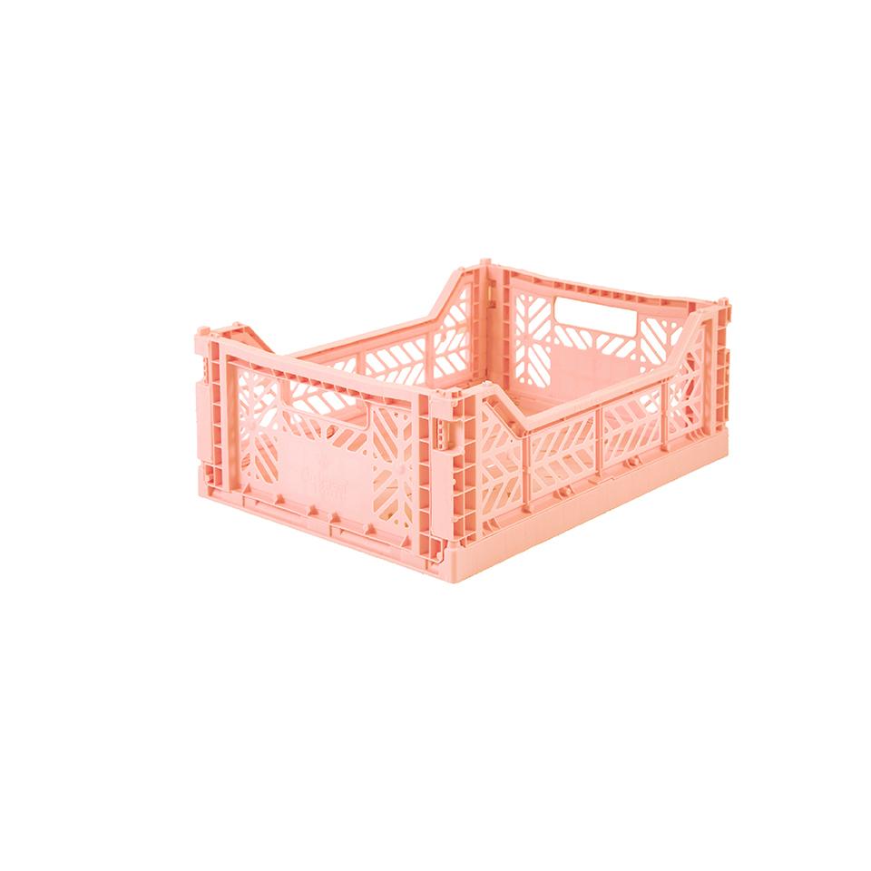 hello love Midi Salmon Pink Foldable Storage Box