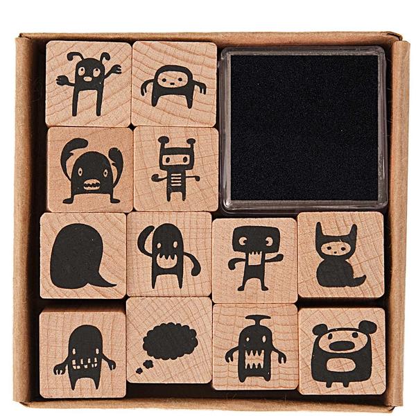 Paper Poetry Monster Stamp Set