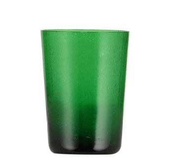 British Colour Standard Handmade Glass Tumbler Set of Four- Emerald