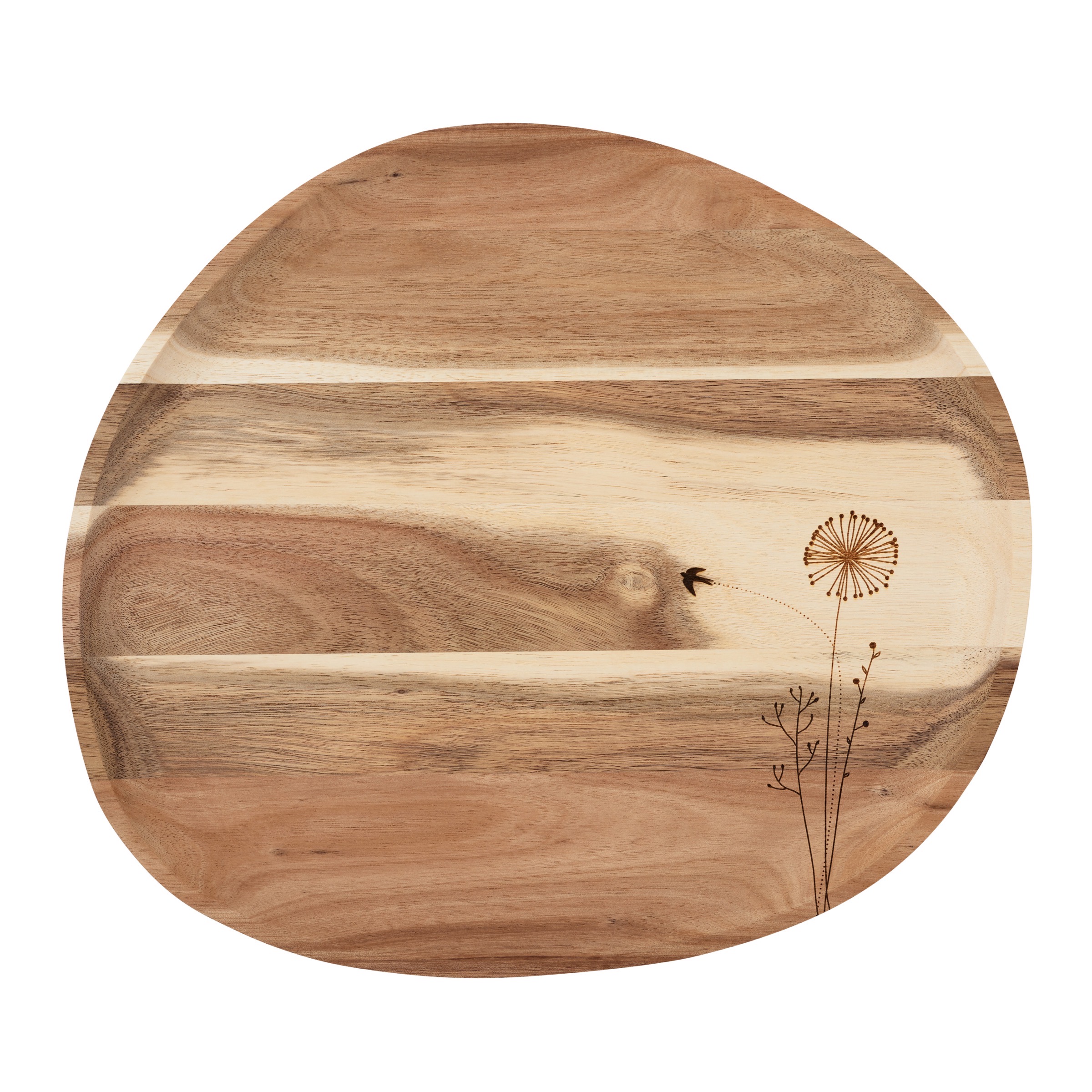 Räder Large Wonderland Tray - Dandilion Clock