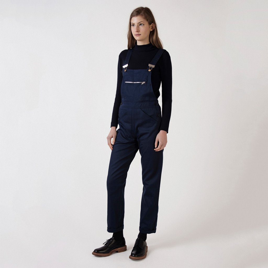 Kate Sheridan Navy Dungarees