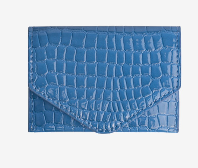 Hvisk Vegan Wallet Croco - Baby Blue 