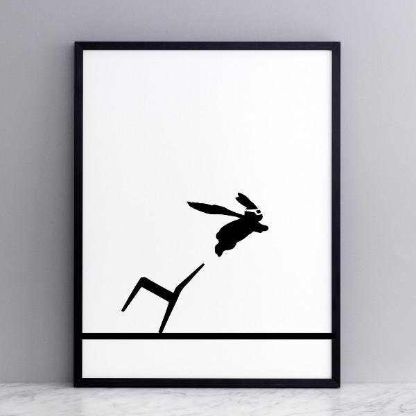 ham-30-x-40cm-superhero-rabbit-print-with-frame