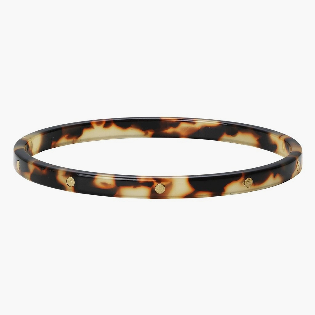 Aym Anahid Tortoiseshell Stud Bangle 