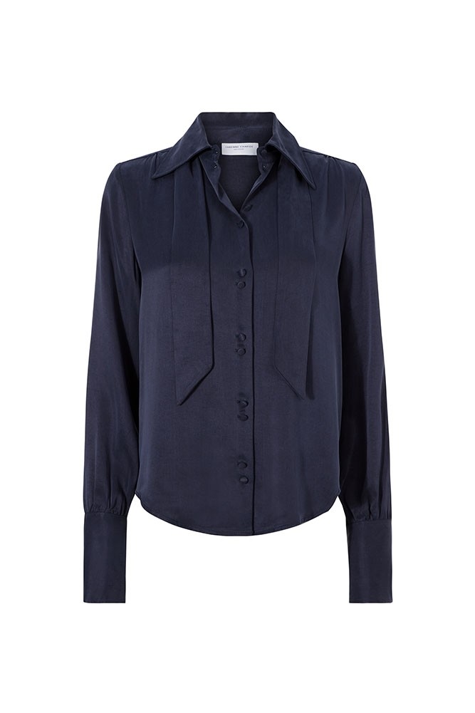 Fabienne Chapot Navy Blue Paris Blouse