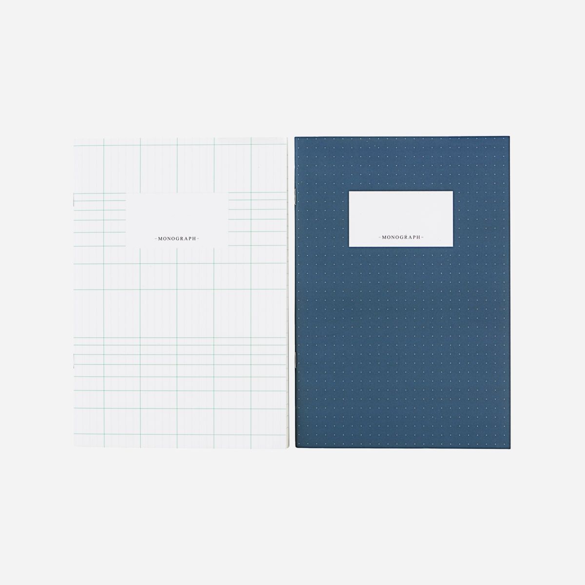 Monograph A5 Blue and White Notebook