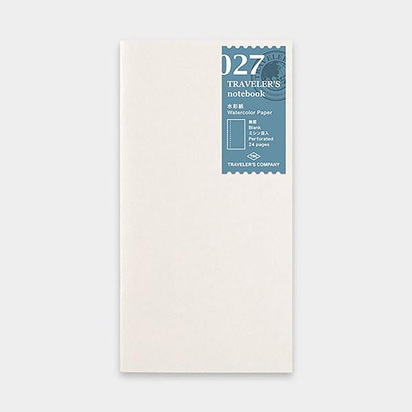 Traveler's Company Traveler's Notebook Refill 027 Watercolor Paper Regular Size