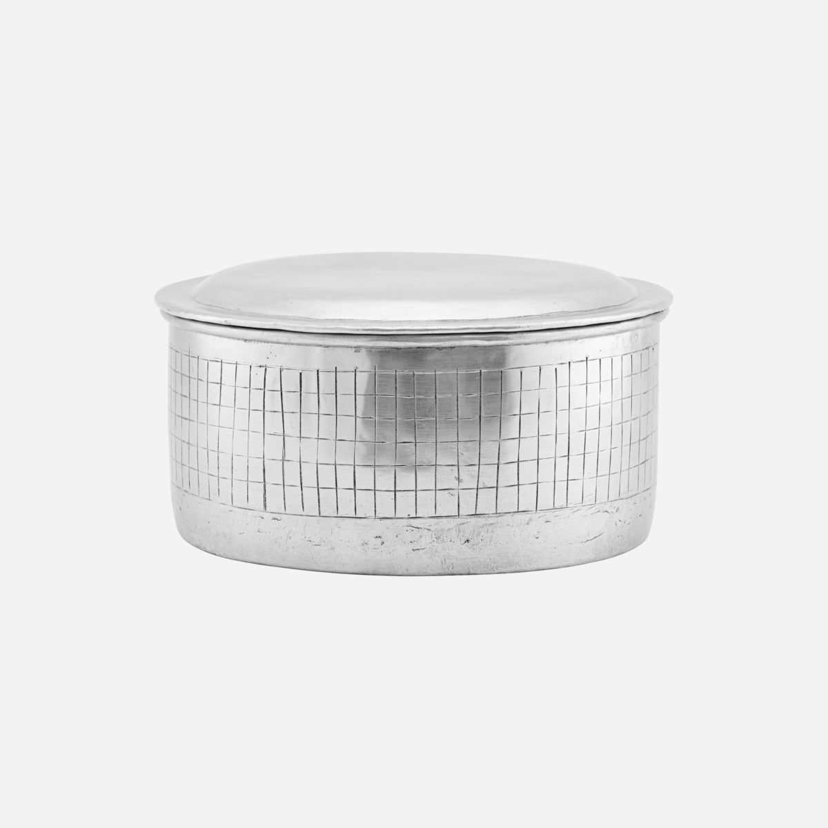 House Doctor 12cm Silver Noova Storage with Lid