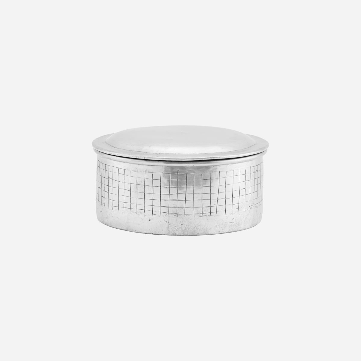 House Doctor 14cm Silver Noova Storage with Lid