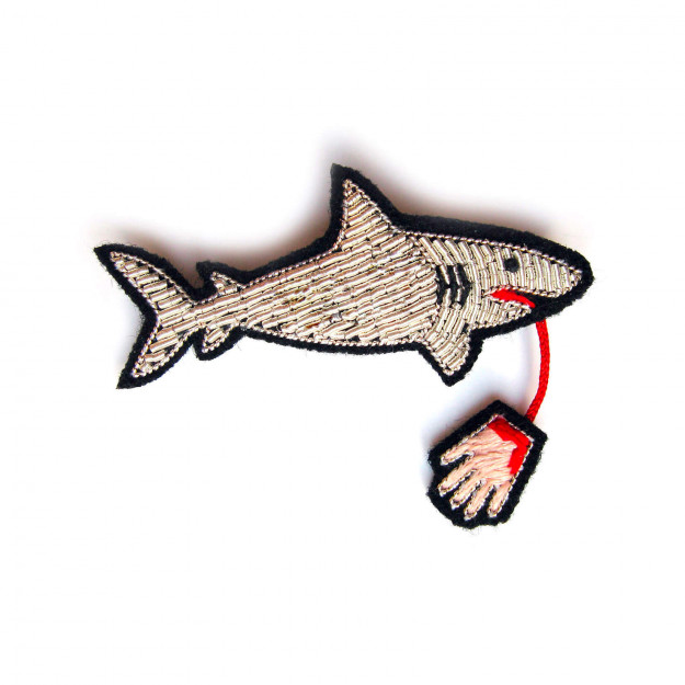 Macon & Lesquoy Shark Brooch