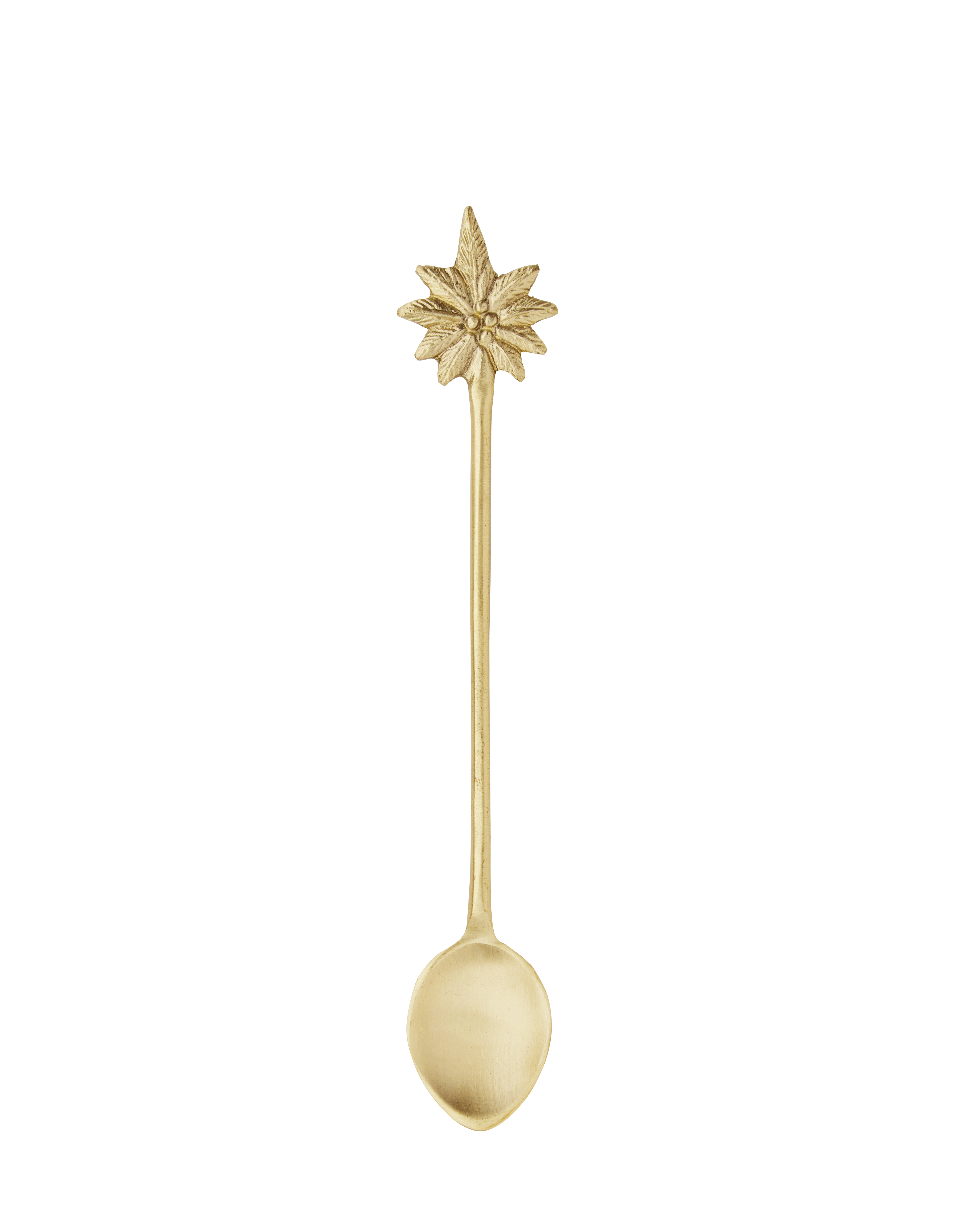 Madam Stoltz Long Brass Palm Spoon