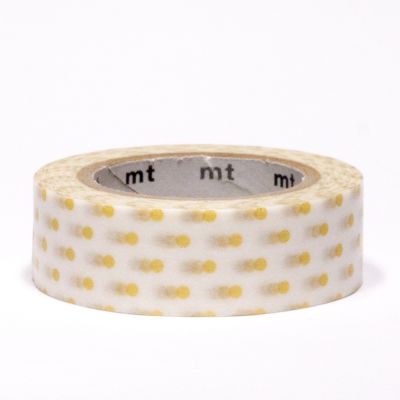 MT masking tape 1.5 x 1000cm Small Dot Gold Masking Tape