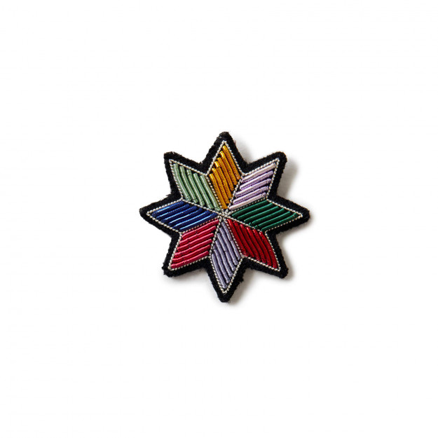 Macon & Lesquoy Apache Flower Brooch