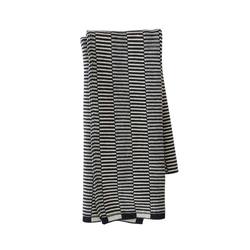 OYOY Mini White Anthracite Stringa Towel