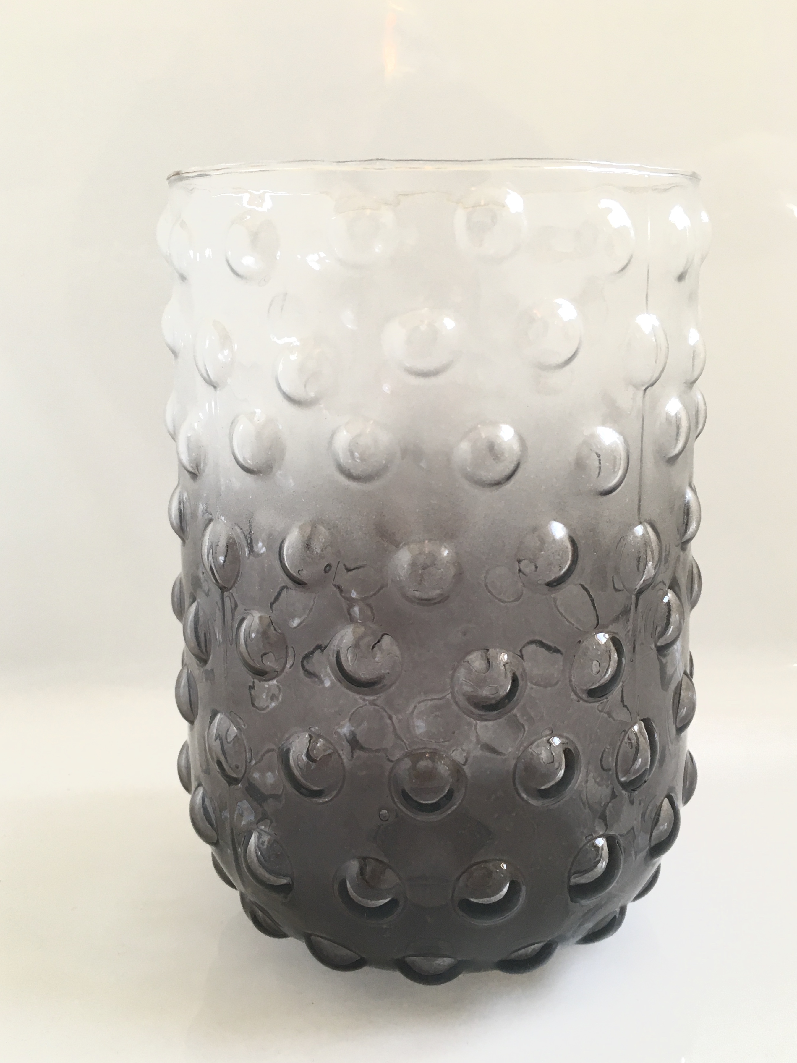 Large Candle Holder Polka dots 