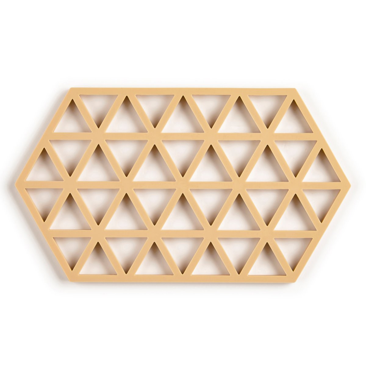 Zone Denmark Mustard Triangles Silicone Trivet