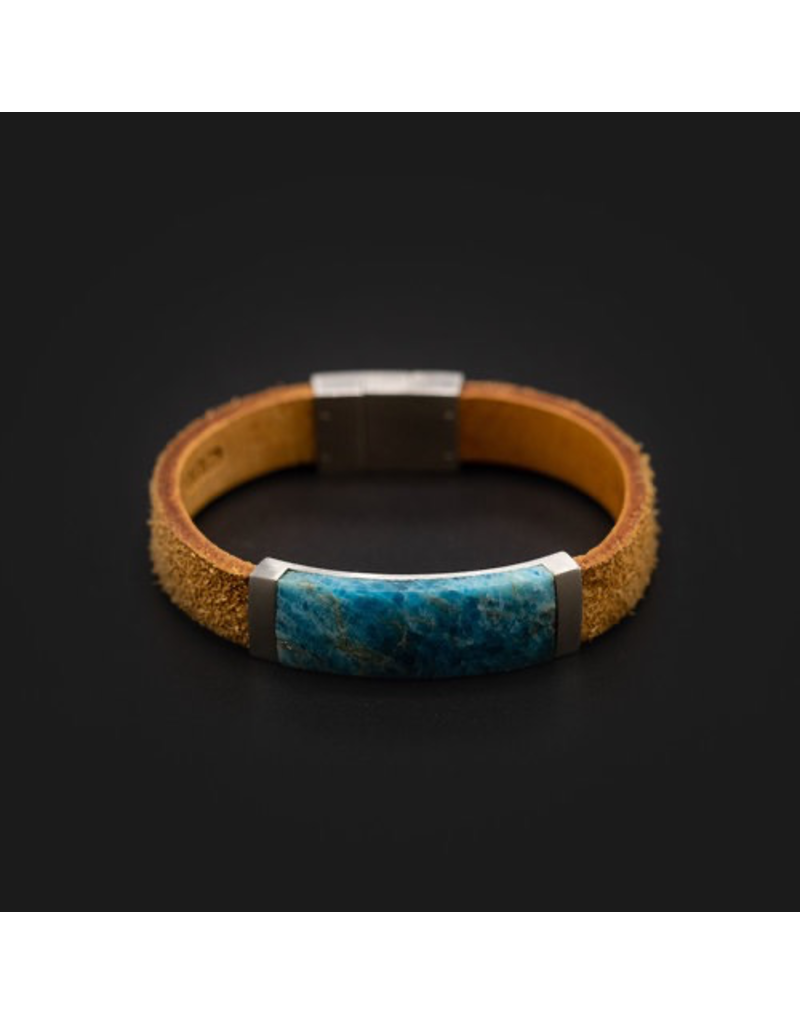 Gemini Small Blue and Green M3 Balance Stone Bracelet