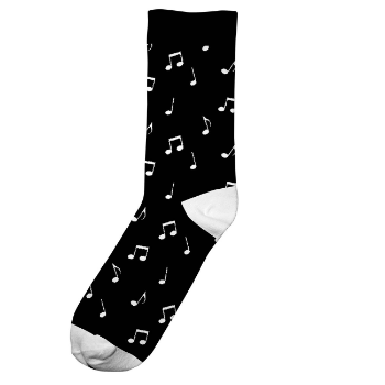 dedicated Black Sigtuna Notes Socks