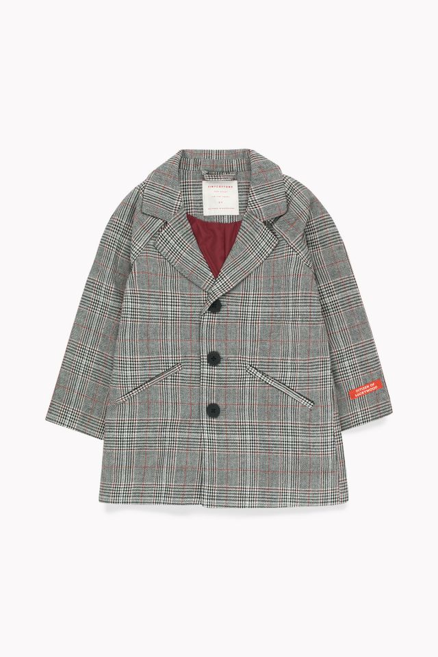 Tinycottons Multicolor Lightweight Tweed Coat for Children