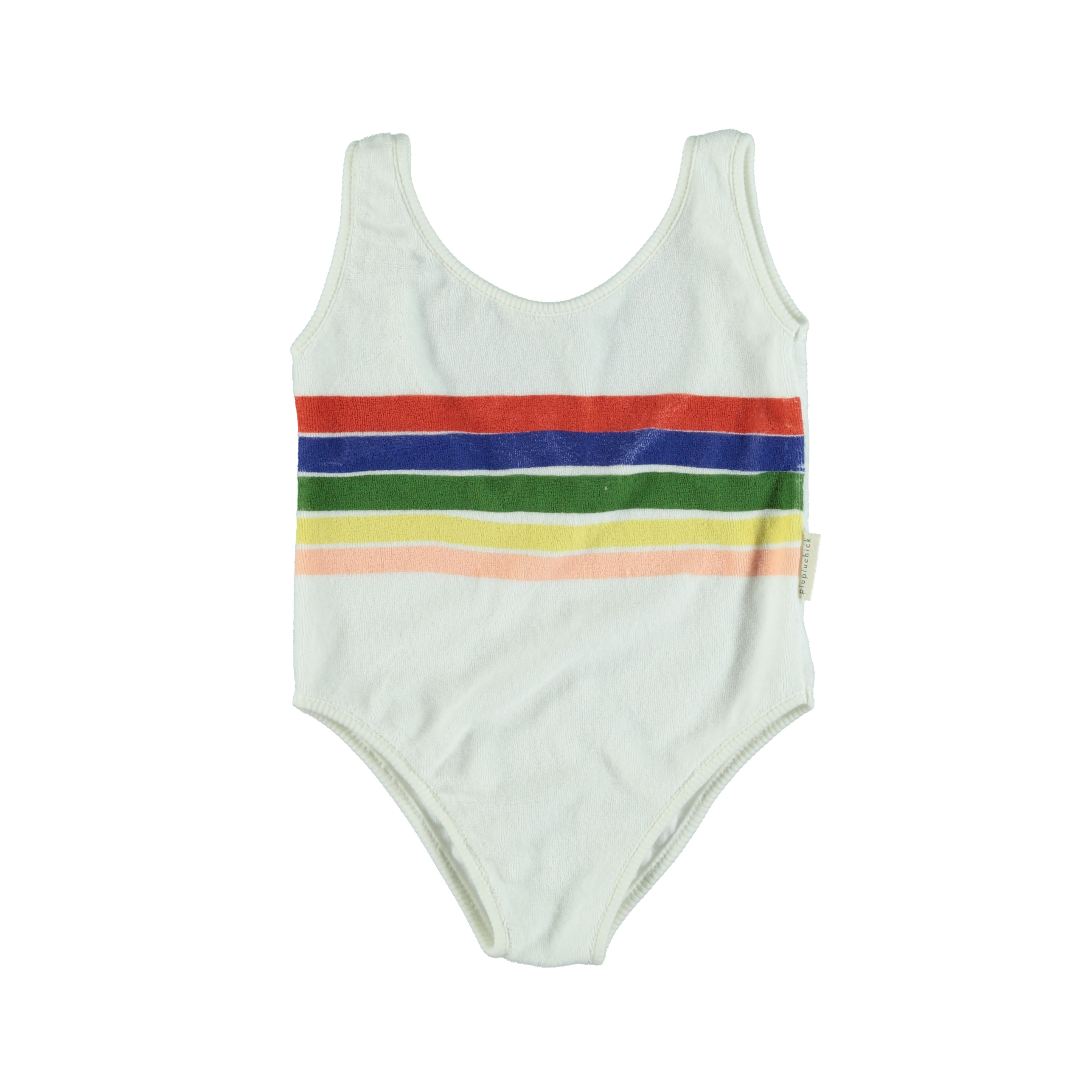 Piupiuchick Stripes and Star Printed Swimsuit