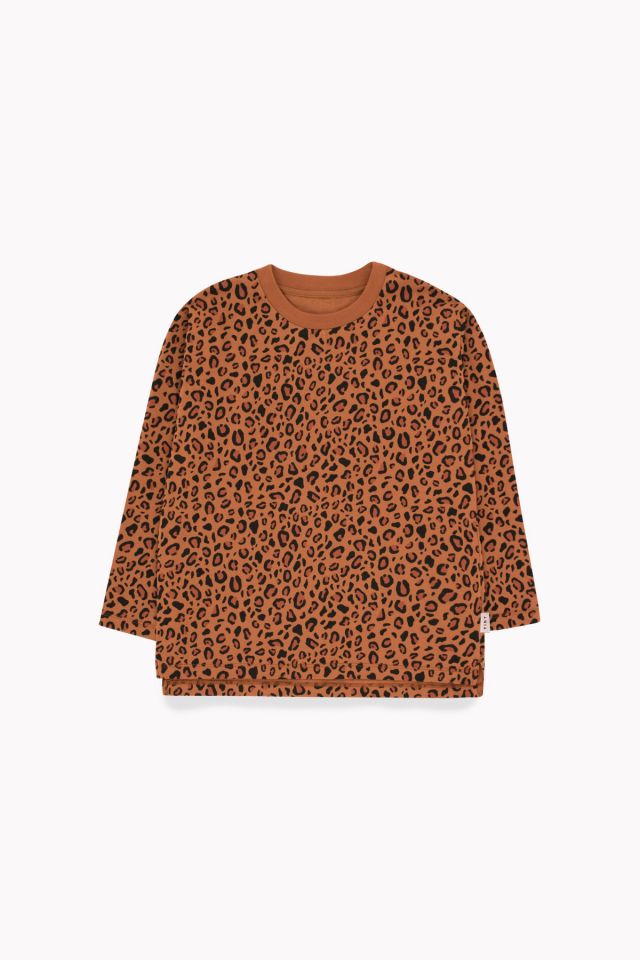 Tinycottons Brown Animal Print T Shirt