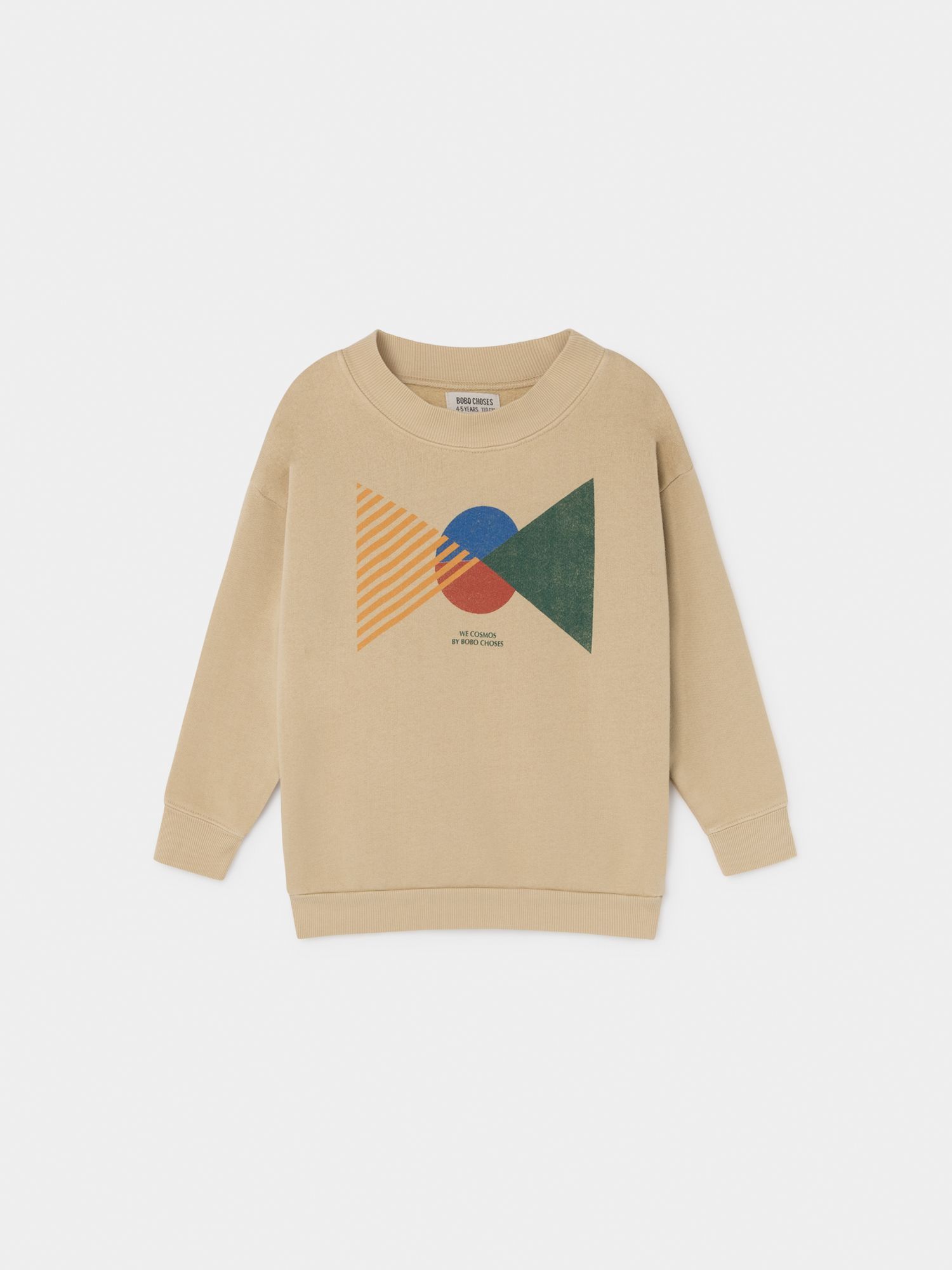 Bobo Choses Beige Flags Sweatshirt