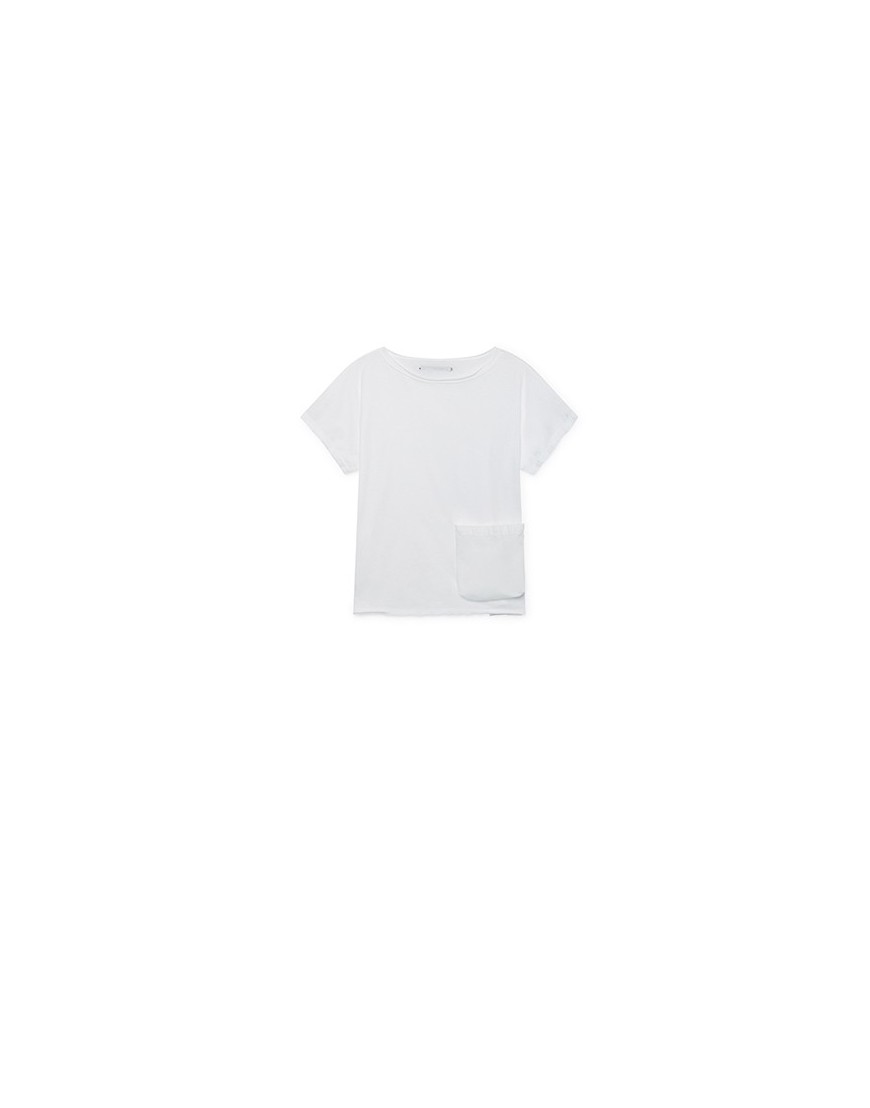 little creative factory White Kinari Long T Shirt