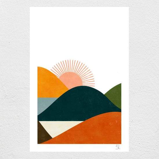 Blanca Gomez Landscape Print A4