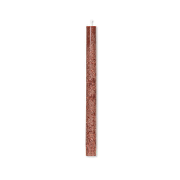 Ferm Living Uno Candles Red brown Set of 2 