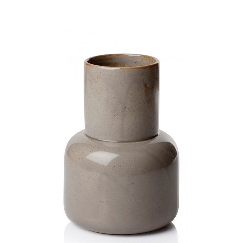 Fritz Hansen Moss Grey Earthenware Vase