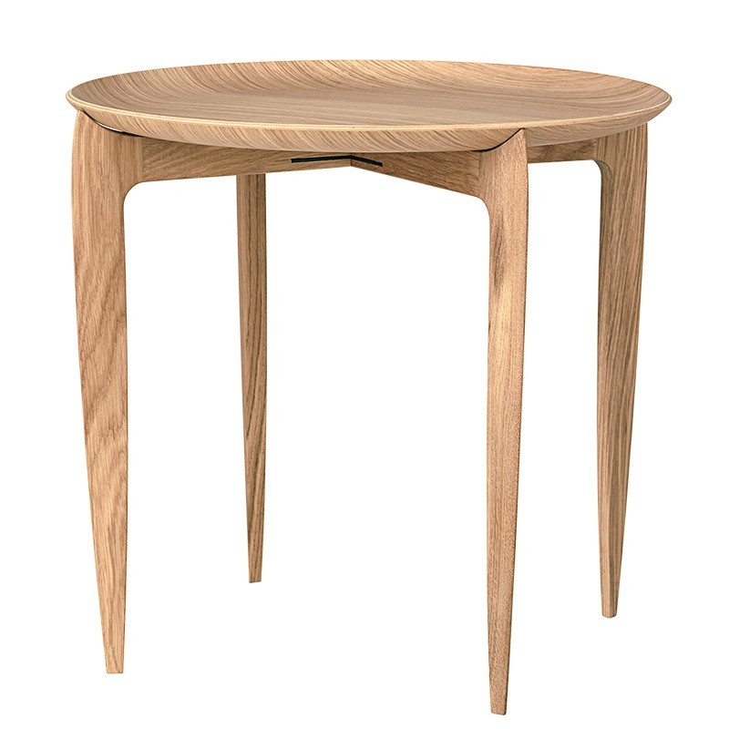 Fritz Hansen Oak Foldable Tray Table