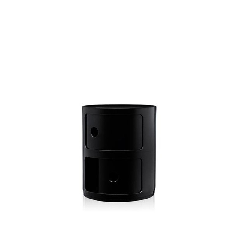 Kartell Componibili 2 Door Container - Black