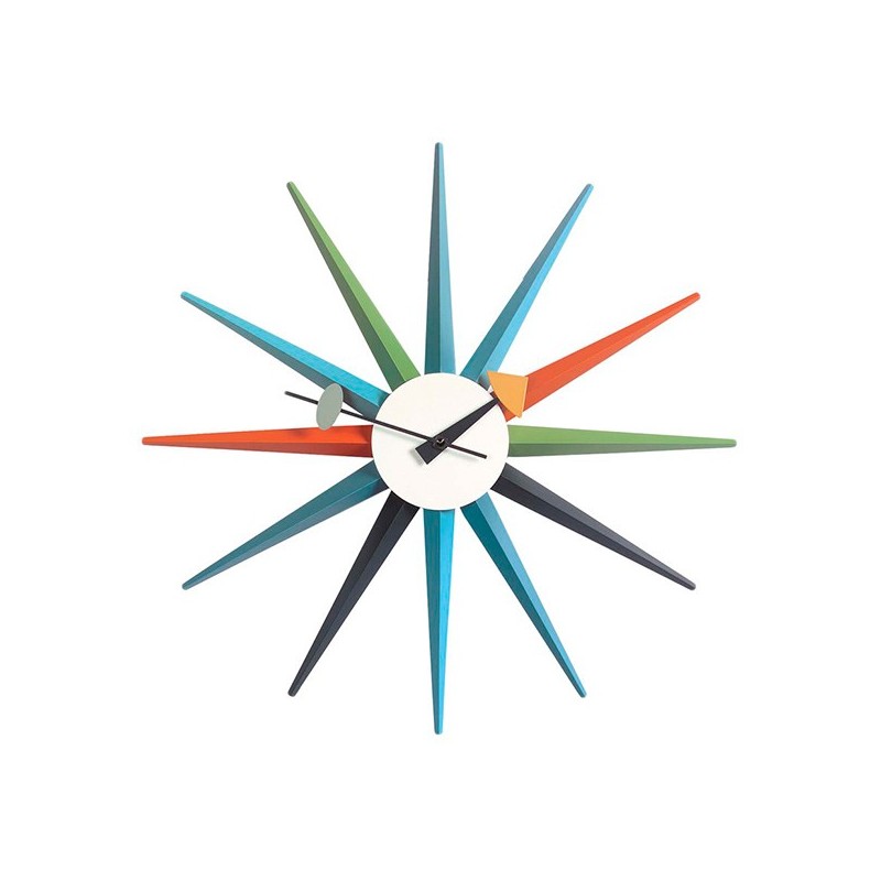 Vitra Sunburst Multicolor Clock