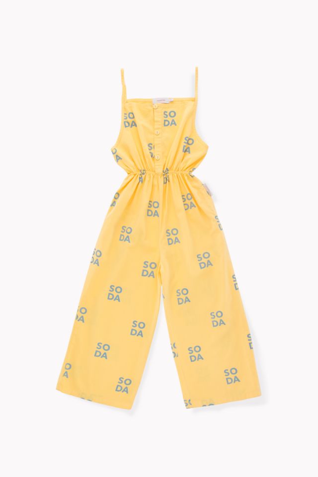 Tinycottons Yellow Soda Braces Jumpsuit