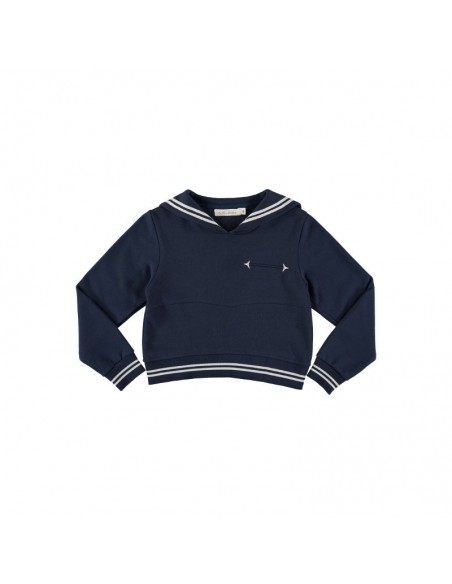 Belle Chiara Navy Blue Marinera Sweatshirt