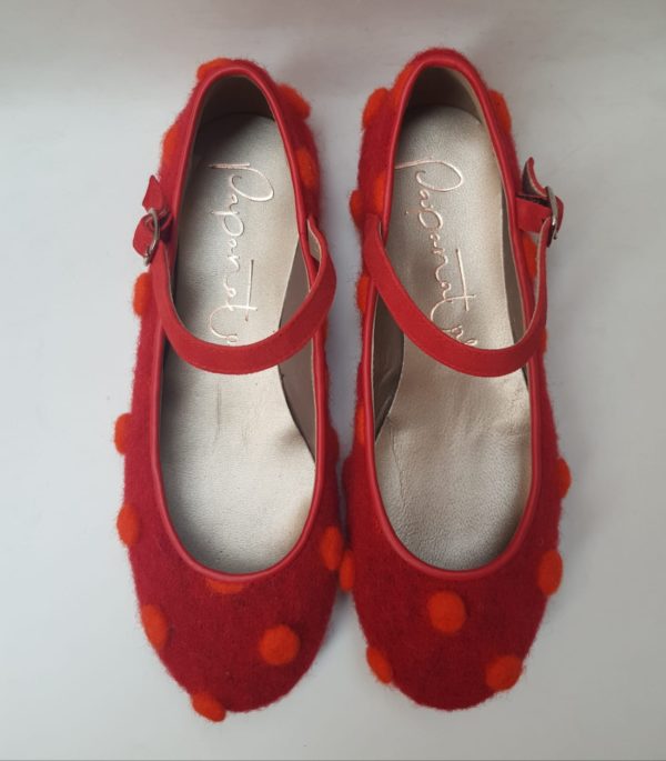 Red Ballerina Delila Shoes