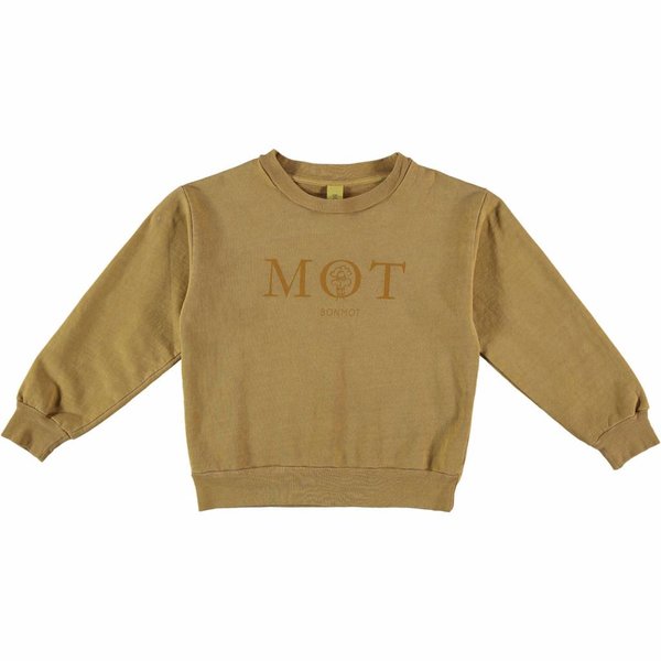 bonmot organic Mustard Mot Sweatshirt