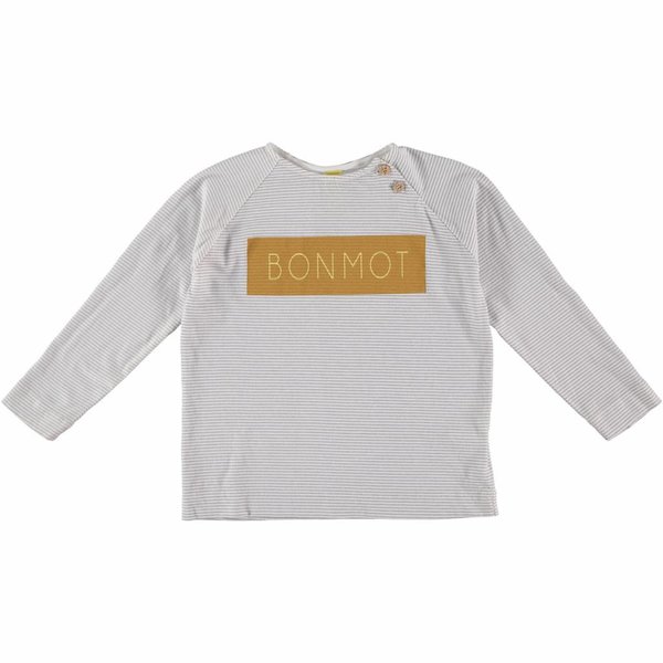 bonmot organic Stripes Long Sleeve Bonmot T Shirt