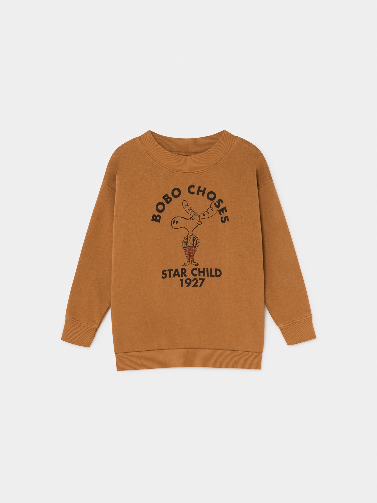 Bobo Choses Brown Bobo Choses Star Child 1927 Long Sleeve T Shirt