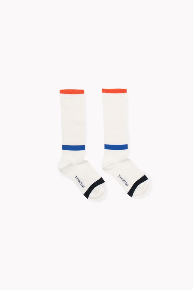 Tinycottons White Lines High Socks