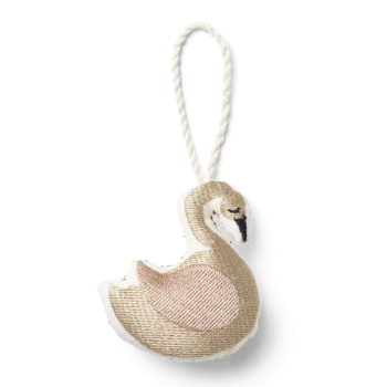 Ferm Living Swan Copenhagen Embroidered Ornament