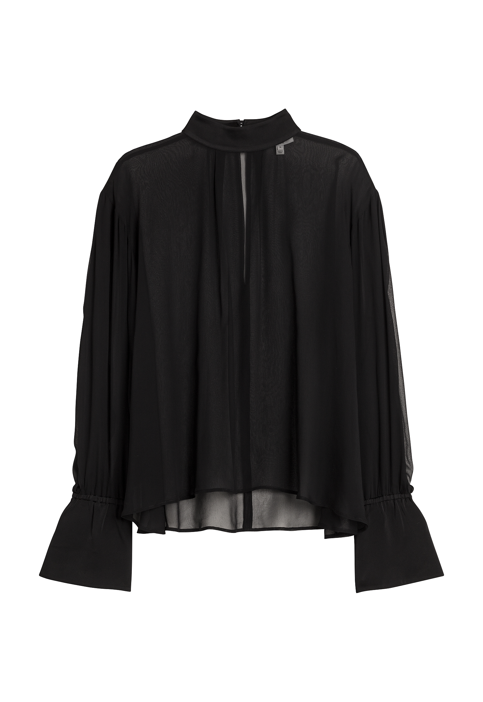 House of Dagmar Black Mie Blouse