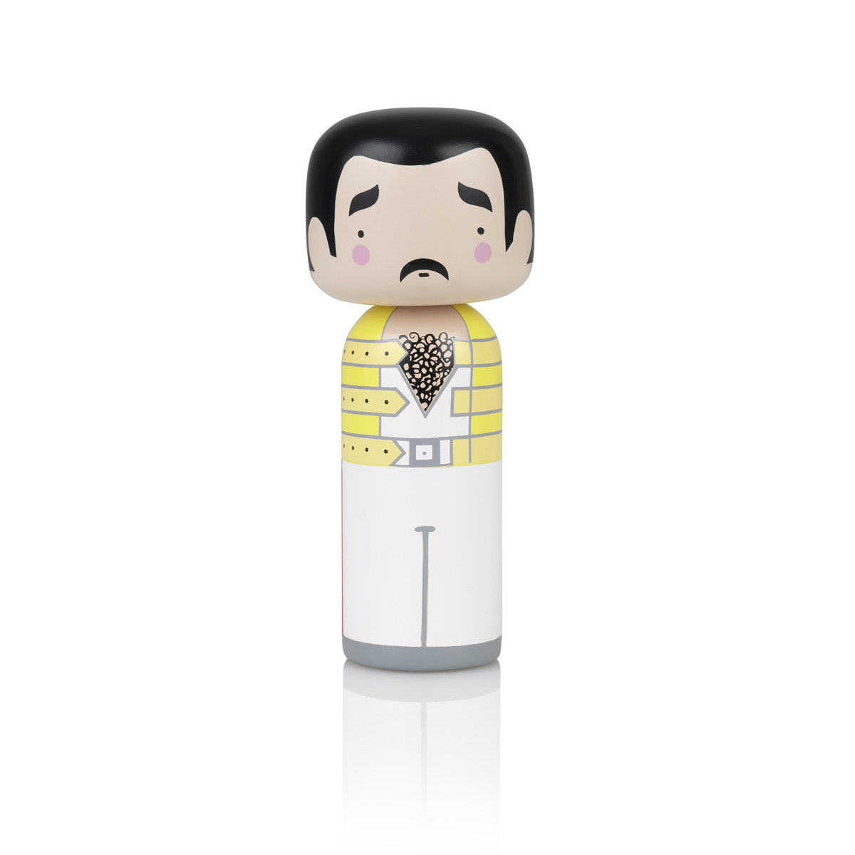 Lucie Kaas Figurine Lucie Kaas Freddie Mercury Kokeshi 