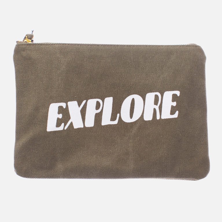 Atlantic Folk Explore Zipper Pouch